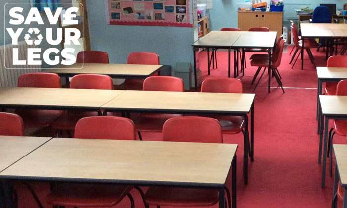 Classroom furniture business is helping schools to save their legs